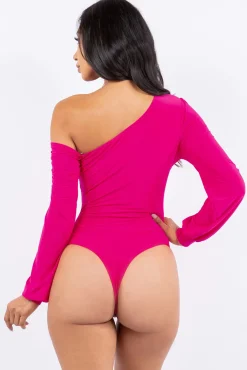 Mónica Bodysuit (Fuchsia)