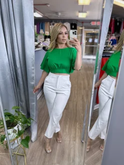 Modern Chic Pants (White)