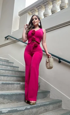 Nohely Set (Fuchsia)