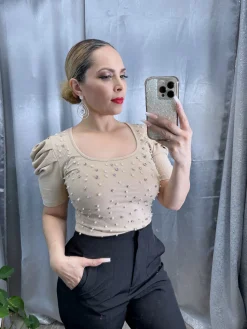 Olivia Top (Beige)