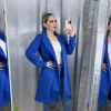 Open Front Coat (Royal)