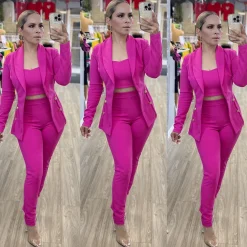Pauli 3pc Set (Fuchsia)
