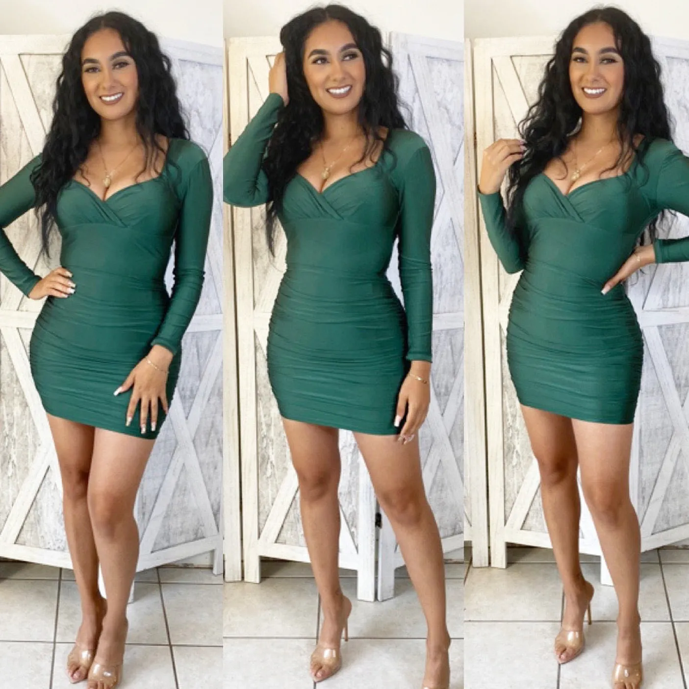 Queen Anne Dress (Green)