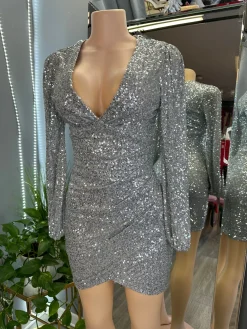 Queen Of Hearts Dress (Silver)