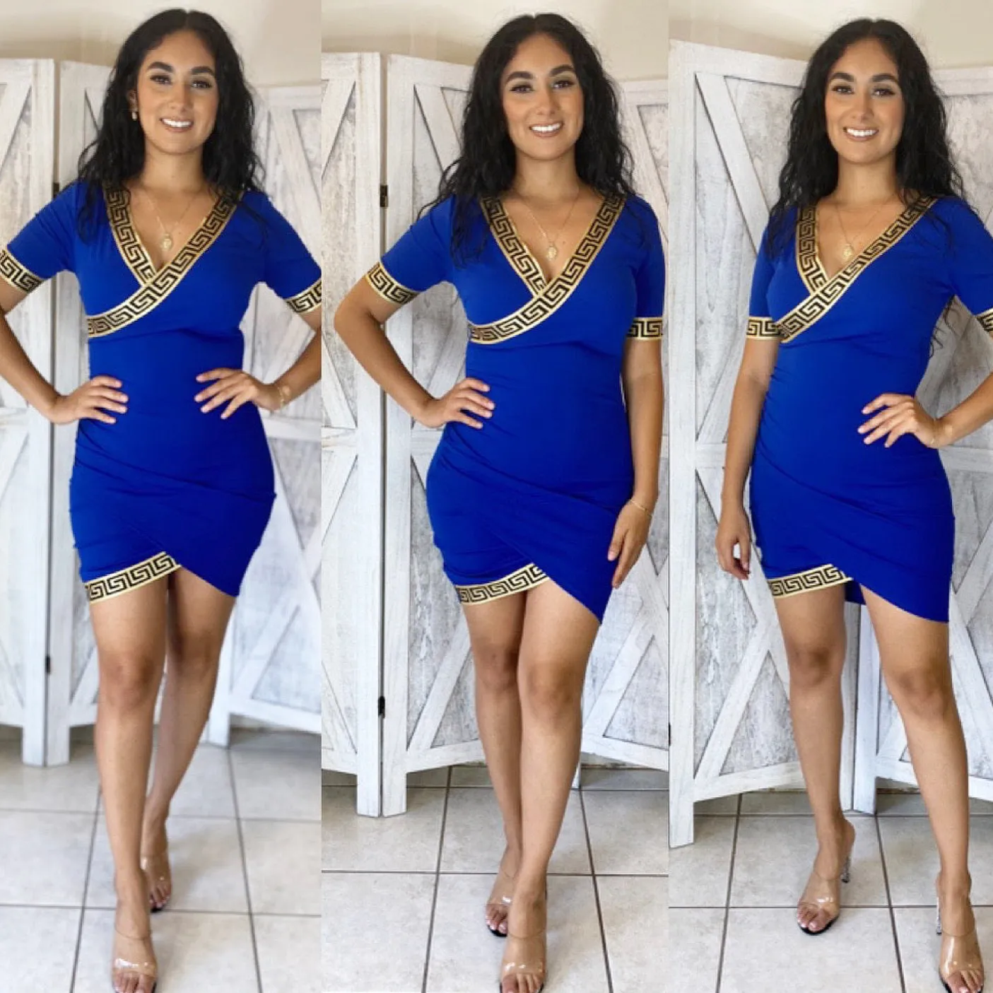 Roselyn Dress (Royal)