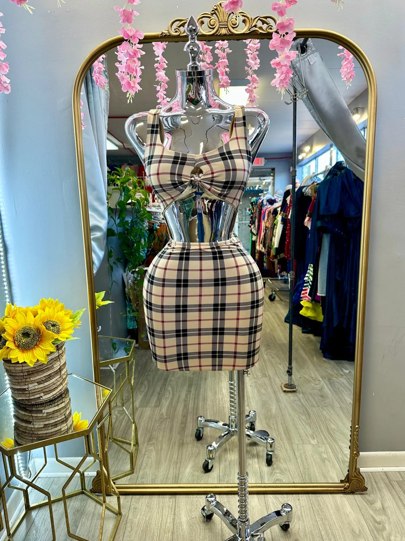Show That Flesh Dress (Brown)