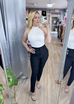 Signed & Sealed Skinny Pants (Black)