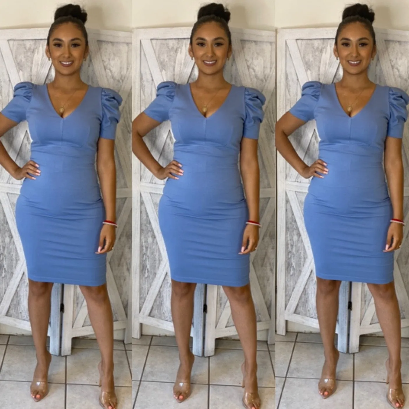 Total Flirt Dress (Blue)