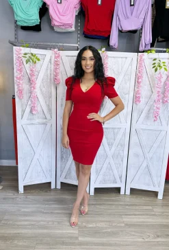 Total Flirt Dress (Red)