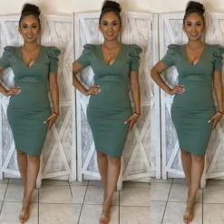 Total Flirt Dress (Sage)