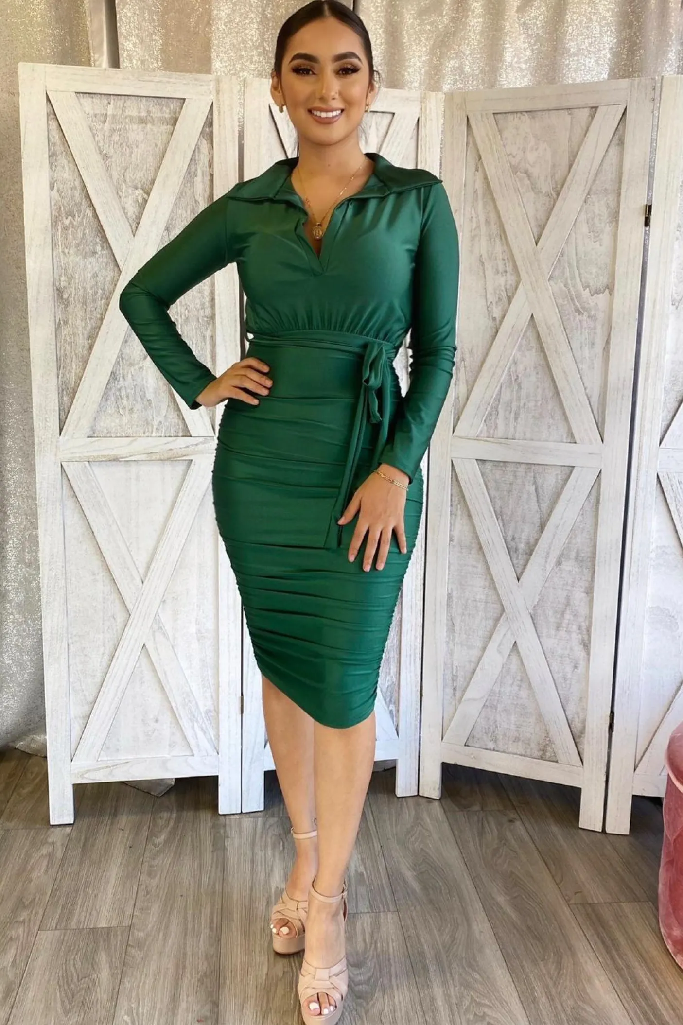Valeria Dress (Green)