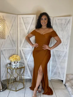 Veronica Dress (Copper)