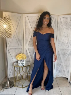 Veronica Dress (Navy)