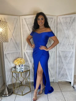 Veronica Dress (Royal)