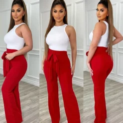 Watch Me Go Pants (Red)
