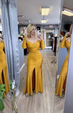 Zuri Gown - Mustard