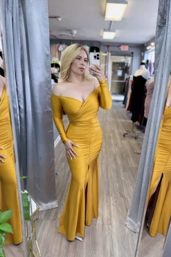 Zuri Gown - Mustard